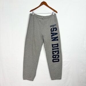 Russel University of San Diego Sweatpants Joggers Gray Mens Size L